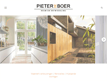 Tablet Screenshot of pieterdeboer.com